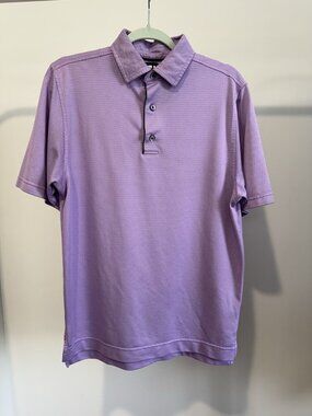 FootJoy Golf Polo Men's Small Purple FJ ProDry Performance Stretch